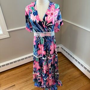 Lilly Pulitzer Floral Maxi Dress